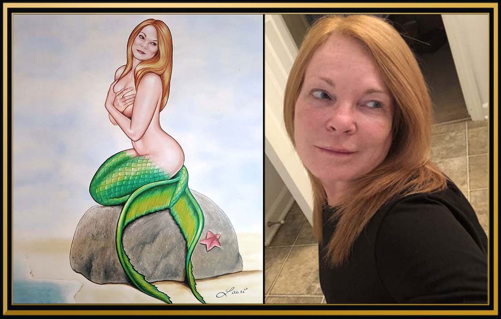 Lauri pin-up portrait for Linda