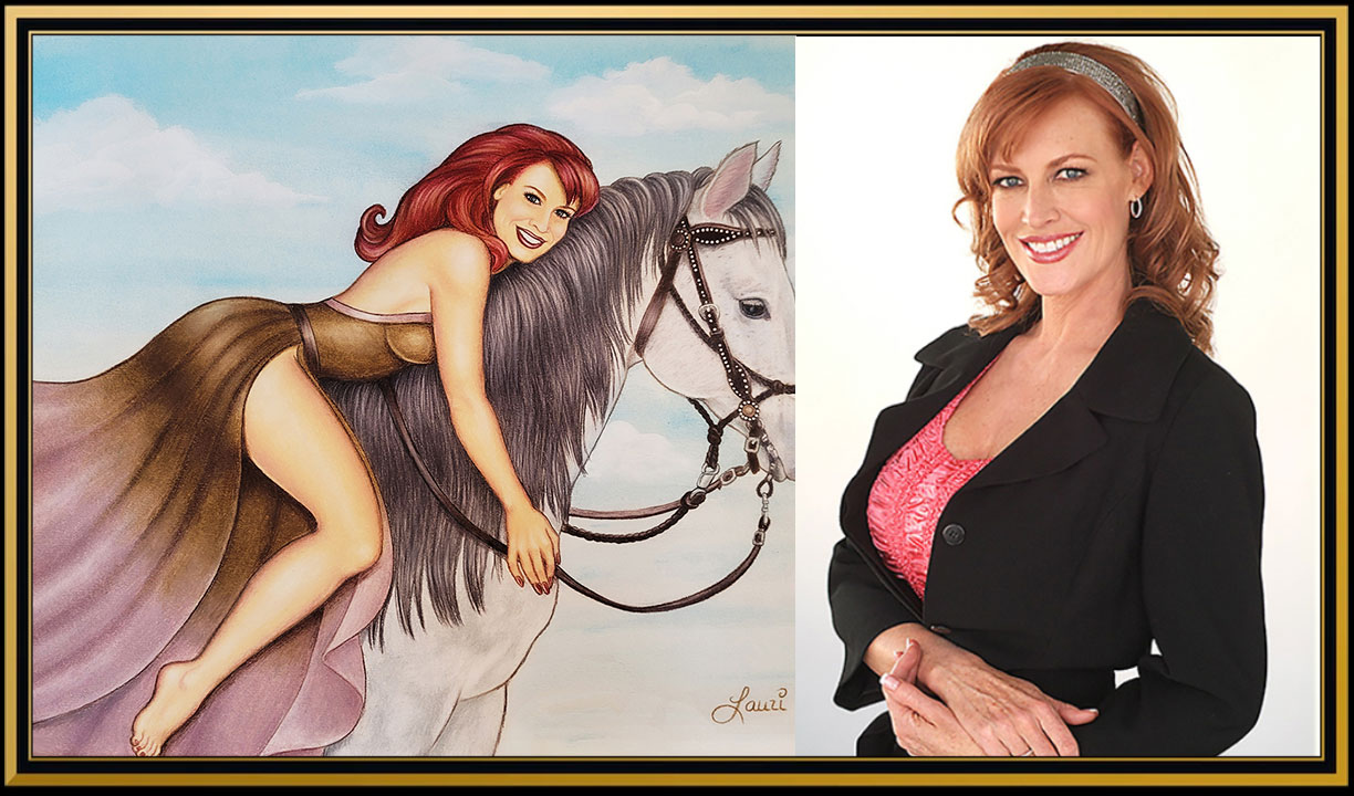 Lauri pin-up portrait for Lori Morgan